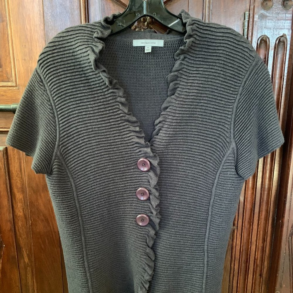 Like-New Short Sleeved Sweater by Classiques Entier
